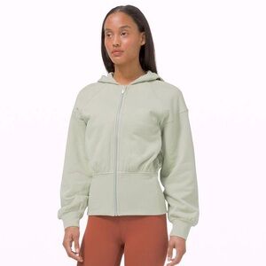 Lululemon Hugged-Waist Cotton Zip Hoodie Green Fern
Women's Sage Green Hoodie